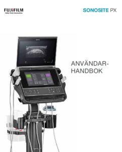 Sonosite PX användarhandbook ultraljudscanner